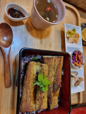 Eel at Cafe Ren - Kamigyo in Kyoto