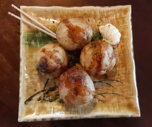 Takoyaki at Cafe Ren - Kamigyo in Kyoto
