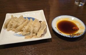 Fried Dumplings at Cafe Ren - Kamigyo in Kyoto