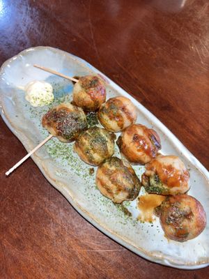 Takoyaki  at Cafe Ren - Kamigyo in Kyoto