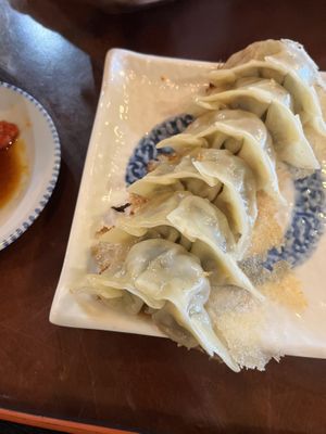 Fried gyoza  at Cafe Ren - Kamigyo in Kyoto