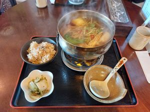 Hotpot at Cafe Ren - Kamigyo in Kyoto