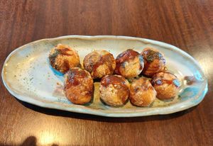 Takoyaki at Cafe Ren - Kamigyo in Kyoto