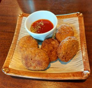 Tofu Nuggets at Cafe Ren - Kamigyo in Kyoto