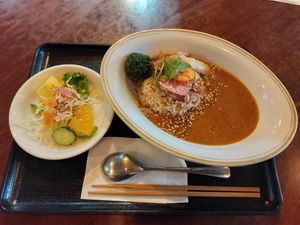 Curry (1300¥) at Cafe Ren - Kamigyo in Kyoto