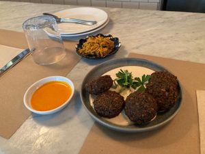 Falafel at Shuka in New York City