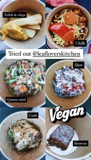 Taster pots at Leaf Lovers in Birmingham