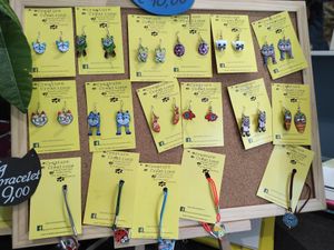 Earrings at The Purr in Dublin