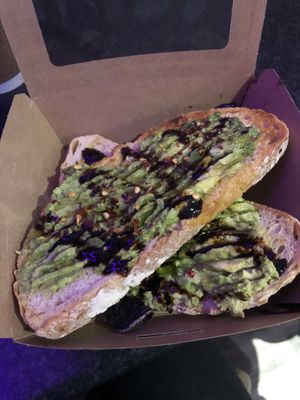 Avocado “sandwich”   at The Purr in Dublin