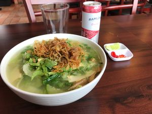 Vegan pho at Vietnamhaket in Gothenburg