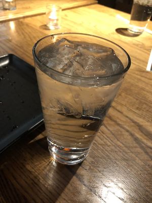 Glass of water  at P.F. Chang's in Albany