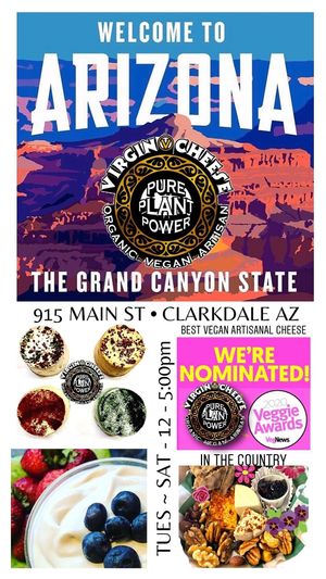 Our L’Atelier workshop in historic charming Clarkdale AZ is 90 min N of Phoenix, 20 min from West Sedona and an hour from Flagstaff. Stop in for samples and sales.  at Virgin Cheese in Clarkdale