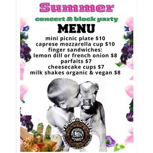 Lighter cooler greener leaner … more power of plants for summer parties  at Virgin Cheese in Clarkdale