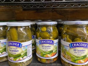 Delicious imported pickles  at Staropolska Kuchnia in New Port Richey