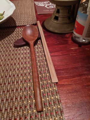 cutlery at HanGawi in New York City