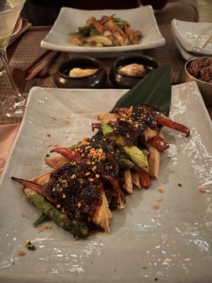 Tofu steak  #Veganuary at HanGawi in New York City