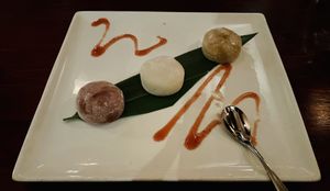 Mochi ice cream platter  at HanGawi in New York City
