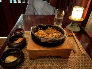 Mimi hi stone bowl   at HanGawi in New York City