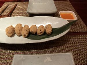 Skinless vegetable dumplings gf   at HanGawi in New York City