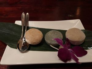Mochi ice-cream platter gf   at HanGawi in New York City