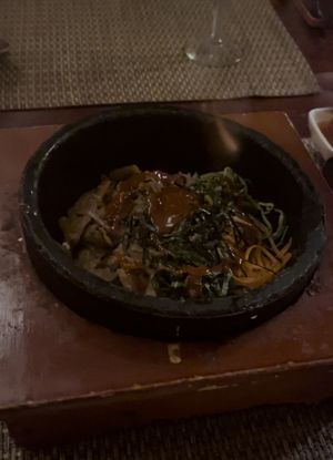 vegan bulgogi stone rice bowl  at HanGawi in New York City