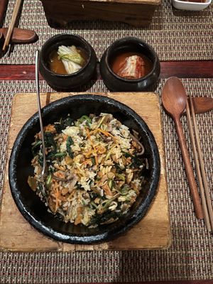 Kimchi bibimbap   at HanGawi in New York City