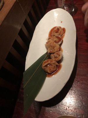Spicy baby dumplings   at HanGawi in New York City