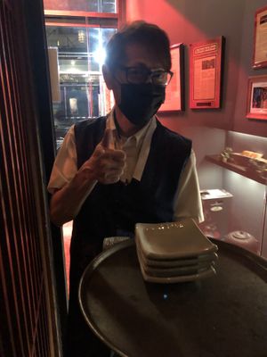 Traditional male Korean cloth   at HanGawi in New York City