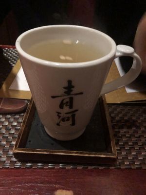 Ginger tea (contains agave )  at HanGawi in New York City