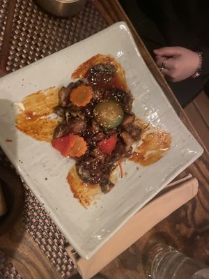 Mushroom meal   at HanGawi in New York City