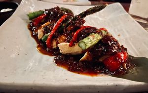 Tofu steak at HanGawi in New York City