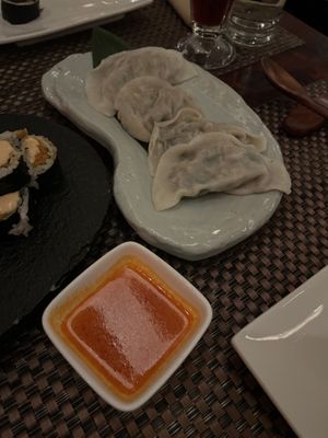 Vegetable dumplings  at HanGawi in New York City