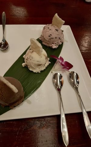 Ice cream platter   at HanGawi in New York City