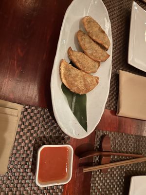 Deep fried mandoo was excellent   at HanGawi in New York City