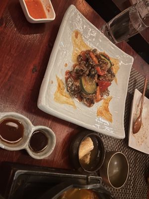 Mushroom tang Soo yook   at HanGawi in New York City