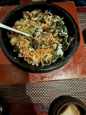 Hangawi stone bowl   at HanGawi in New York City