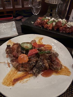 Good texture on mushrooms  at HanGawi in New York City