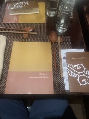 Place setting  at HanGawi in New York City