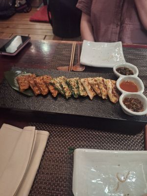 Korean pancakes platter at HanGawi in New York City