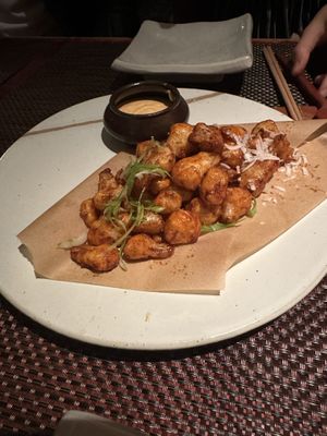 Cauliflower bites   at HanGawi in New York City