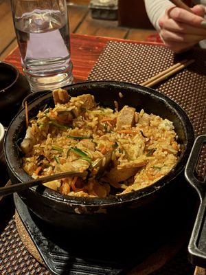 Bulgogi stone bowl  at HanGawi in New York City