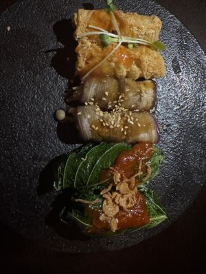 Small bites (part of tasting menu)  at HanGawi in New York City