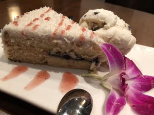 Blueberry cake  at HanGawi in New York City