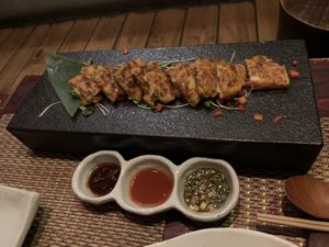 Spicy Korean pancakes at HanGawi in New York City