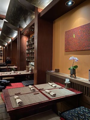 Restaurant interior at HanGawi in New York City