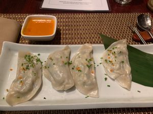 Dumplings, steamed  at HanGawi in New York City