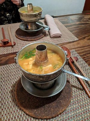 Kimchi soup at HanGawi in New York City