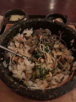 HanGawi stone bowl rice at HanGawi in New York City