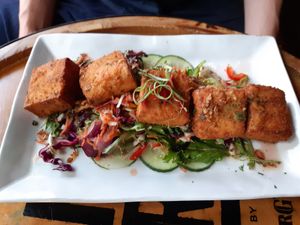 Thai Tofu Salad at Port Campbell Hotel in Port Campbell