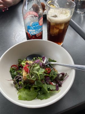 Chilli salt tofu   at Caravan in North London